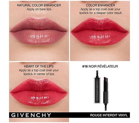 givenchy rouge interdit temptation black magic lipstick review|Givenchy black magic lipstick ulta.